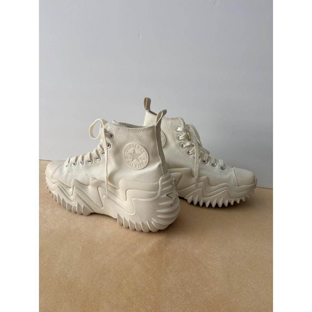 Converse Run Star Motion Unisex Shoes Sneakers Ecru Platform Street Sz M 7 W 8.5 - Picture 2 of 16
